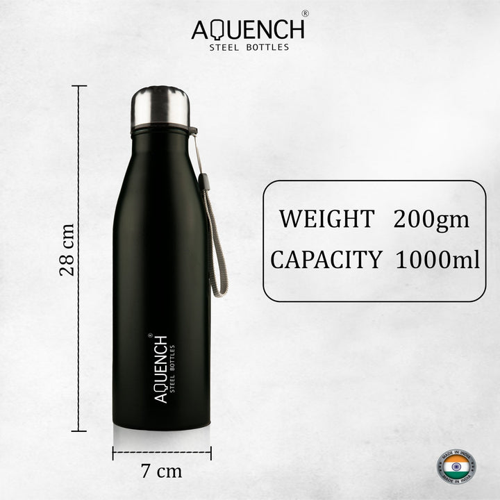 Cola Black Water Bottle - Aquench