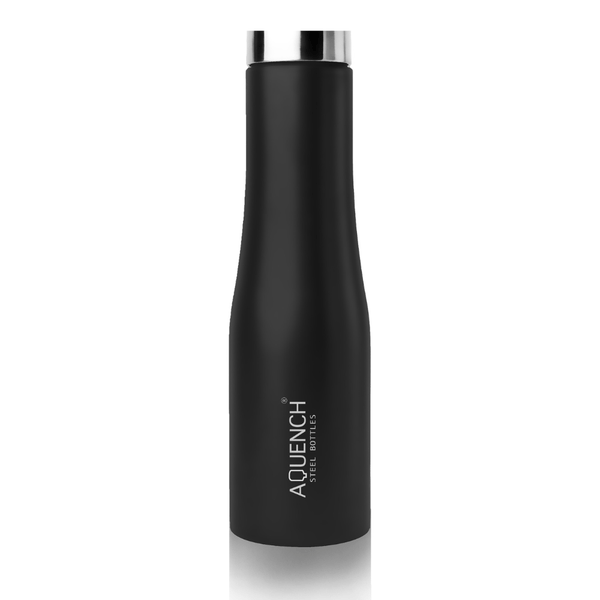 Flow Black Water Bottle - Aquench