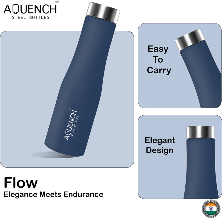 Flow Blue Water Bottle - Aquench