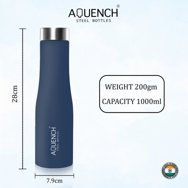 Flow Blue Water Bottle - Aquench