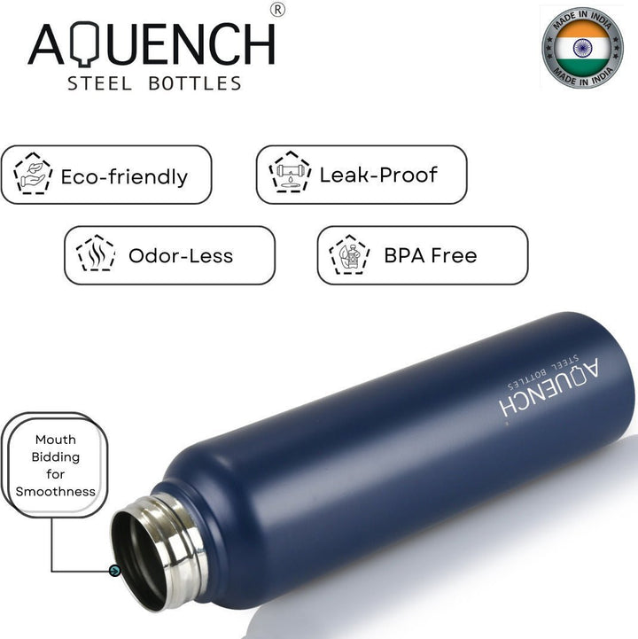 Lean Pro Dark Blue Water Bottle - Aquench