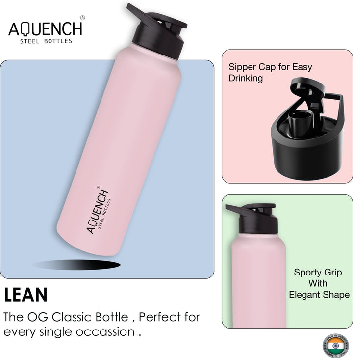 Lean Pro Pink Water Bottle - Aquench