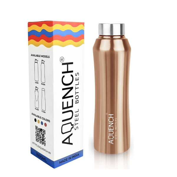 Rush Metalic Copper Water Bottle - My Store