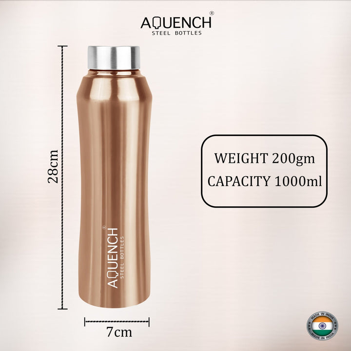 Rush Metalic Copper Water Bottle - My Store