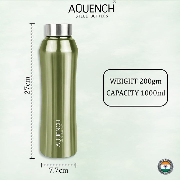 Rush Metalic Green Water Bottle - My Store