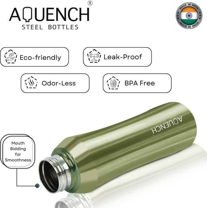 Rush Metalic Green Water Bottle - My Store